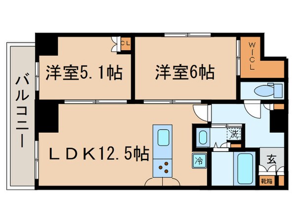 ｸﾚｽﾄｺｰﾄ目白新坂ﾚｼﾞﾃﾞﾝｽの物件間取画像